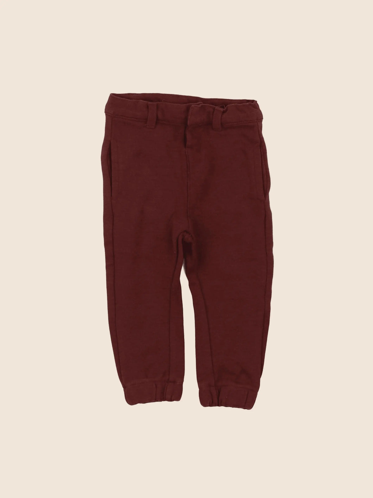 Vertbaudet - pantalon rouge - 18 mois