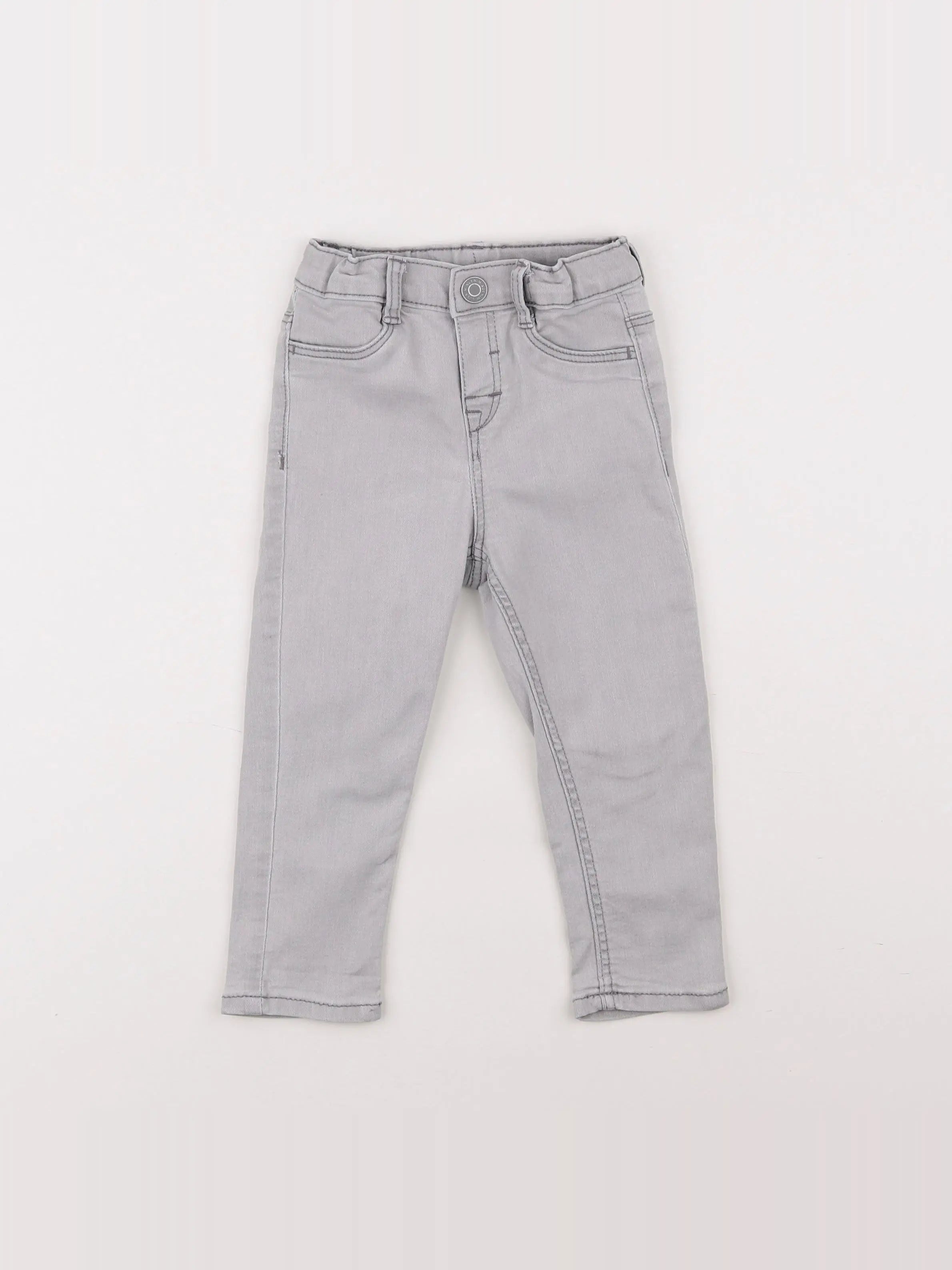 H&M - jean gris - 12/18 mois