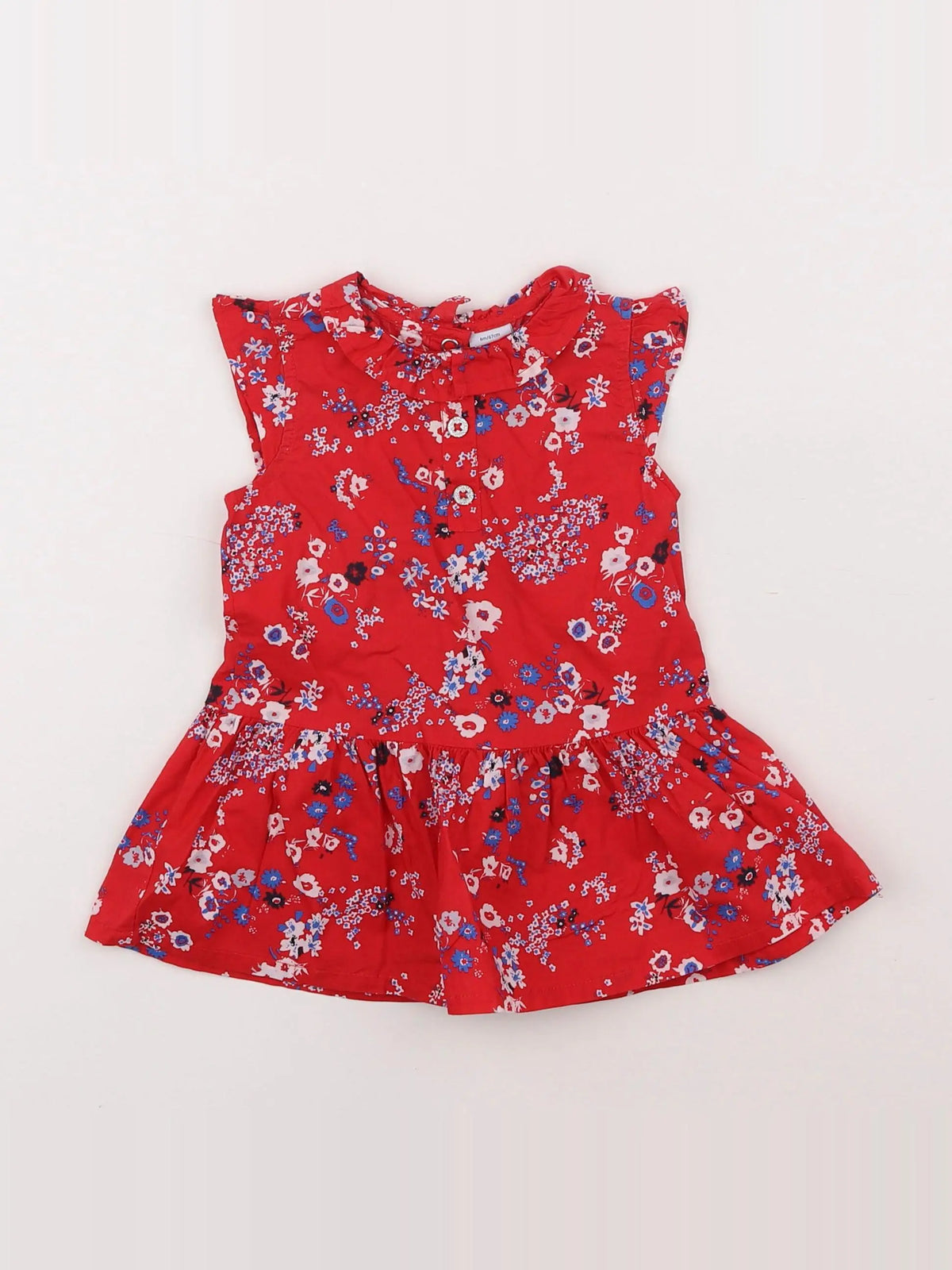 Petit Bateau - robe multicolore - 6 mois