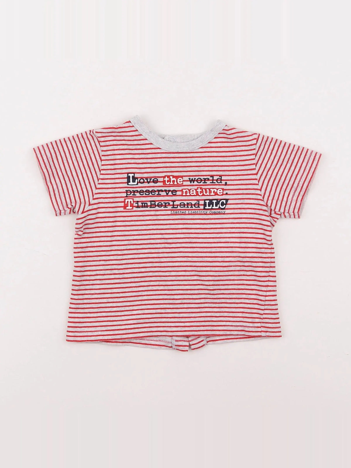 Timberland - tee-shirt rouge - 3 mois