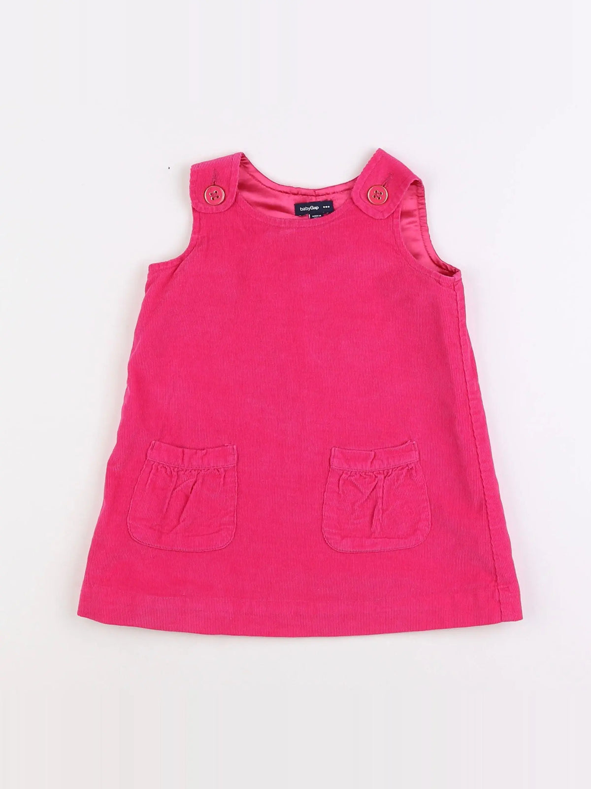 GAP - robe rose - 12/18 mois