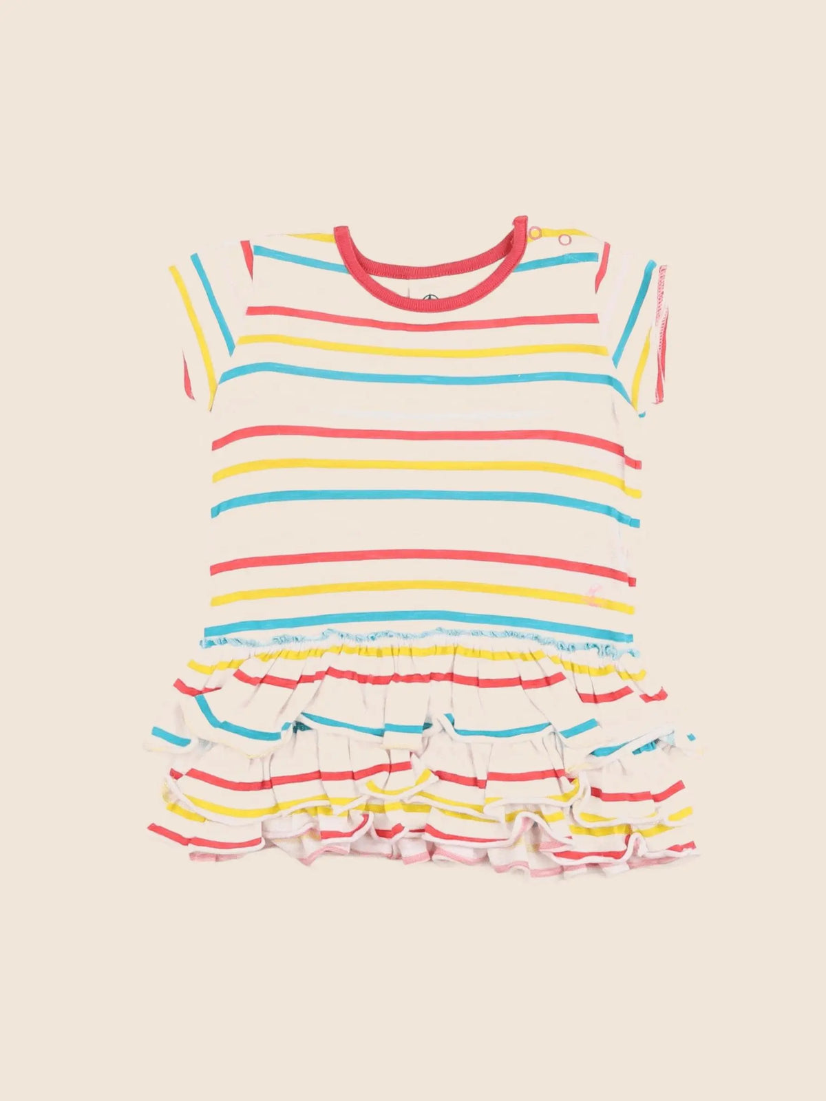 Petit Bateau - robe multicolore - 6 mois