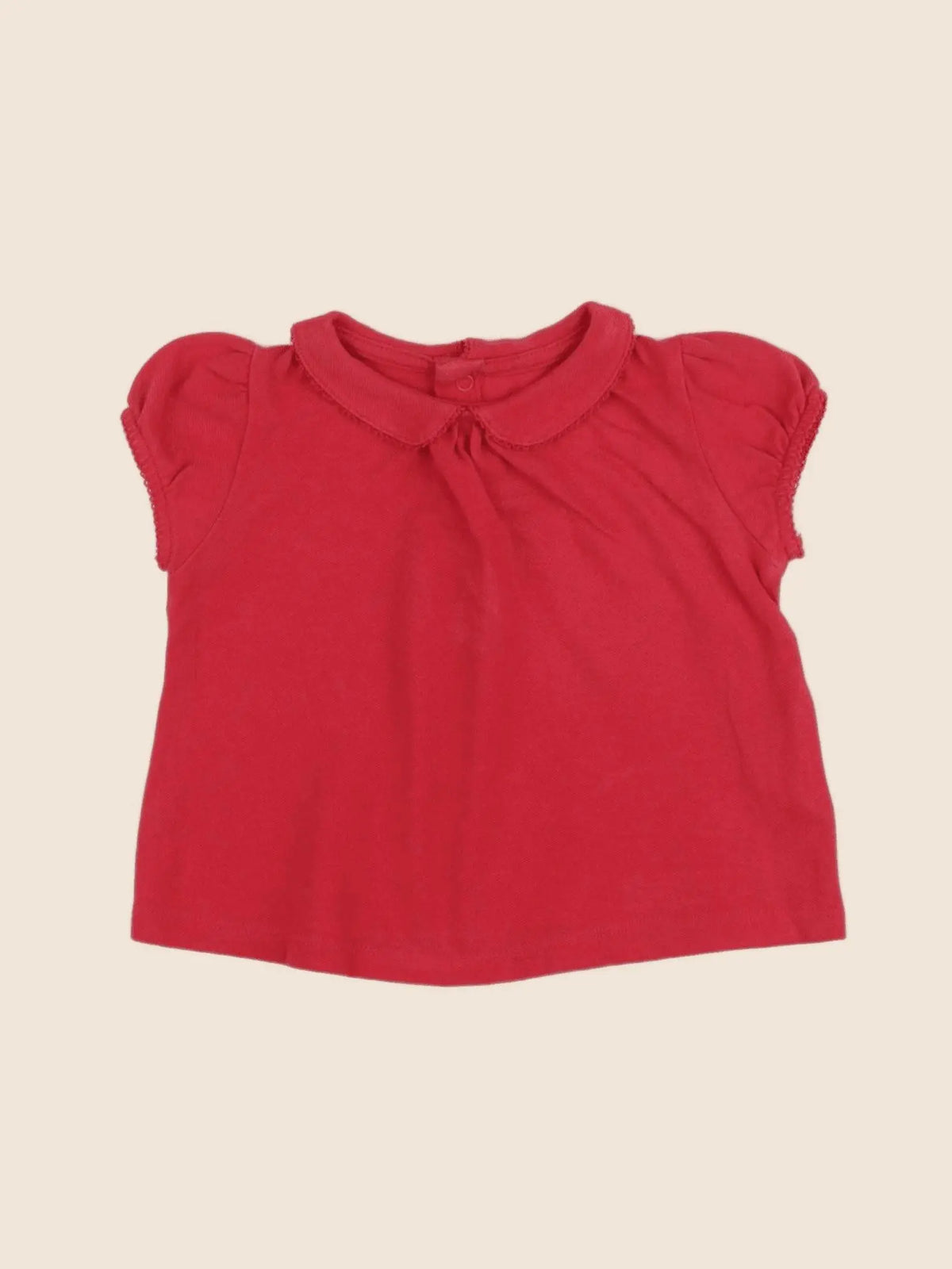 Boutchou - polo rouge - 9 mois
