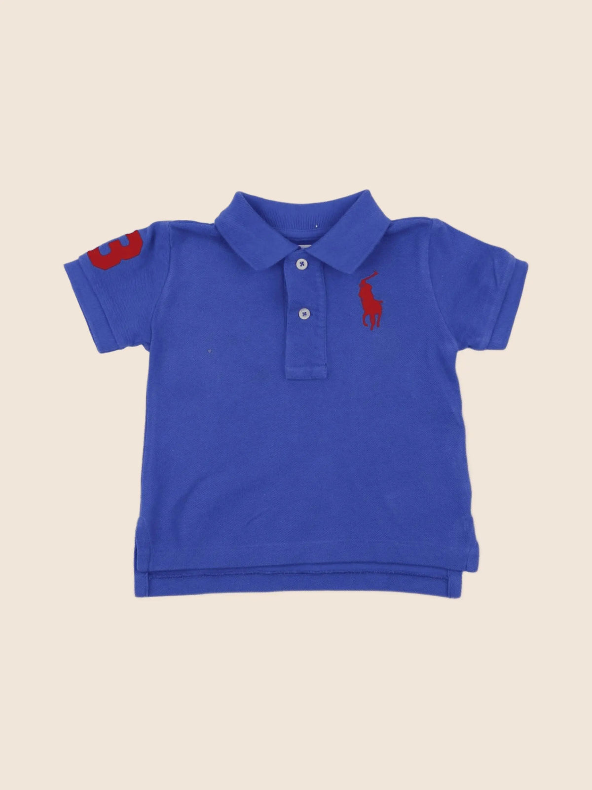 Ralph Lauren - polo bleu - 9 mois