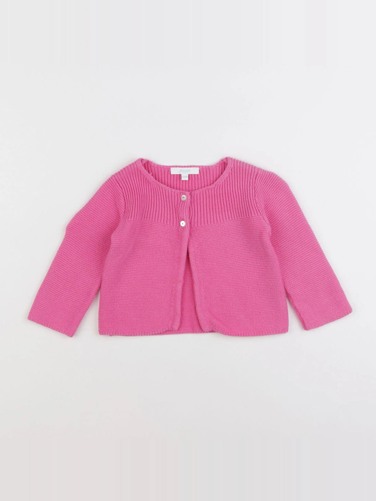 Jacadi - gilet rose - 6 mois