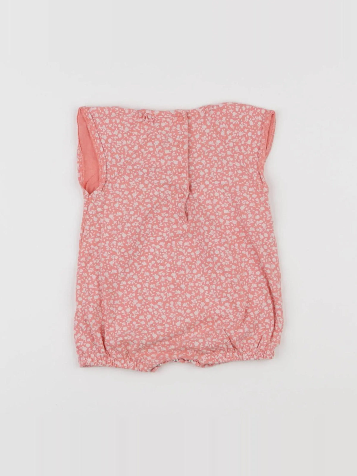 Vertbaudet - combinaison blanc, rose - 3 mois