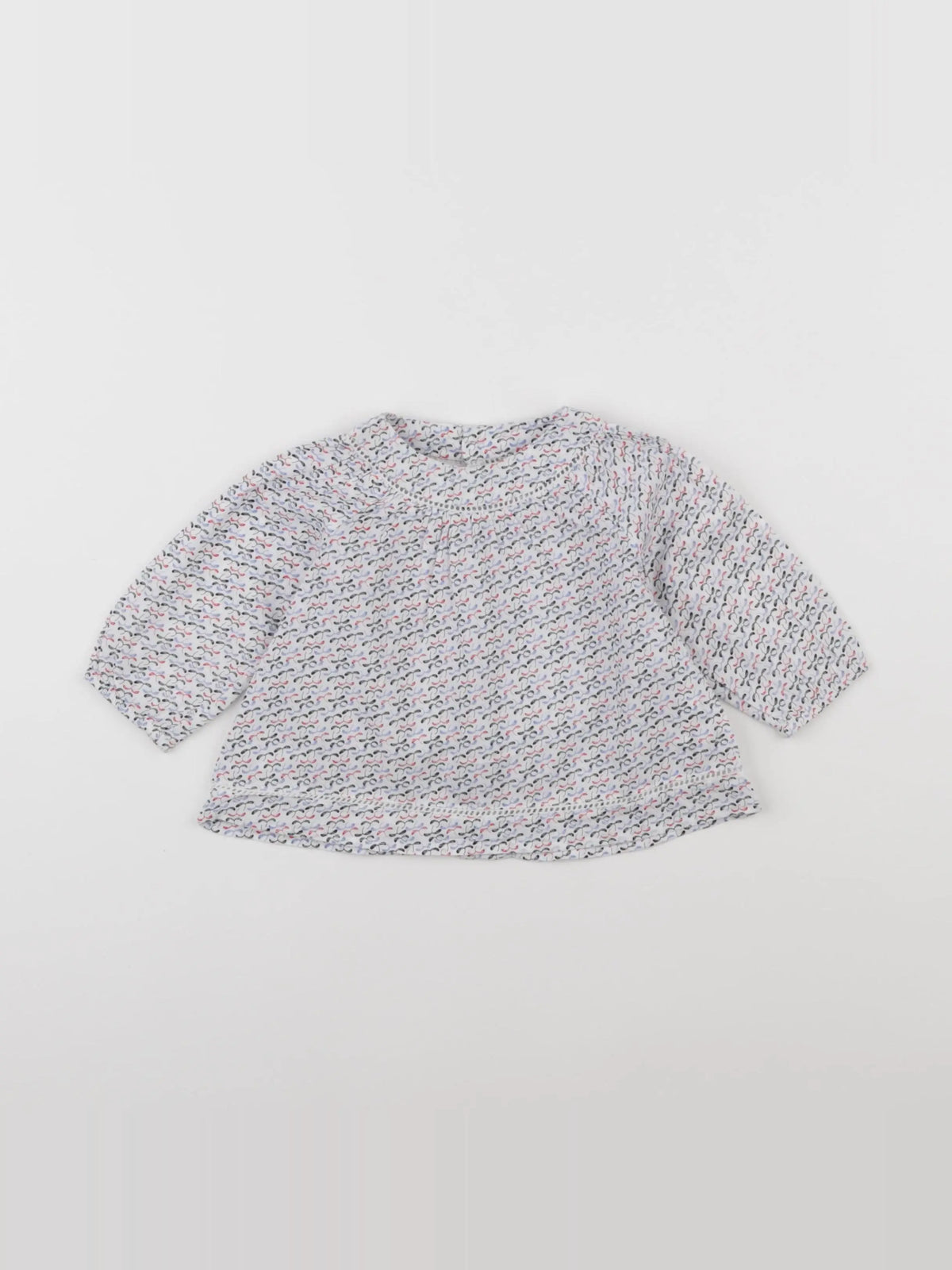 Boutchou - blouse multicolore - 6 mois