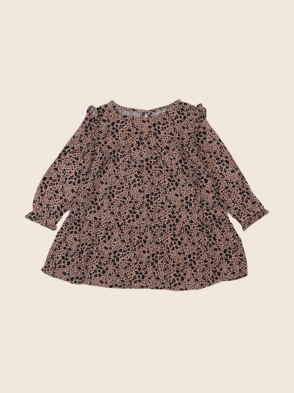 Vertbaudet - robe marron - 2 ans