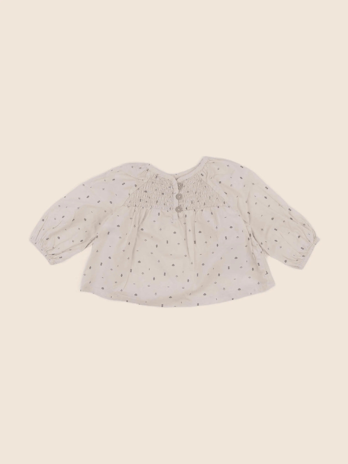 Vertbaudet - blouse beige - 6 mois