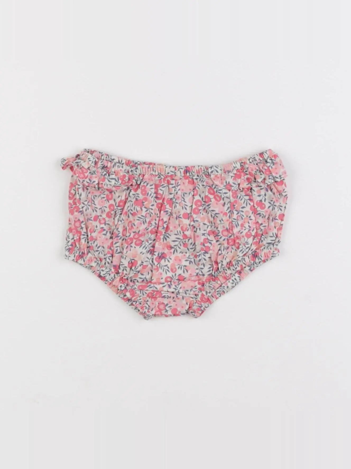 Natalys - bloomer volants au dos rose - 6 mois