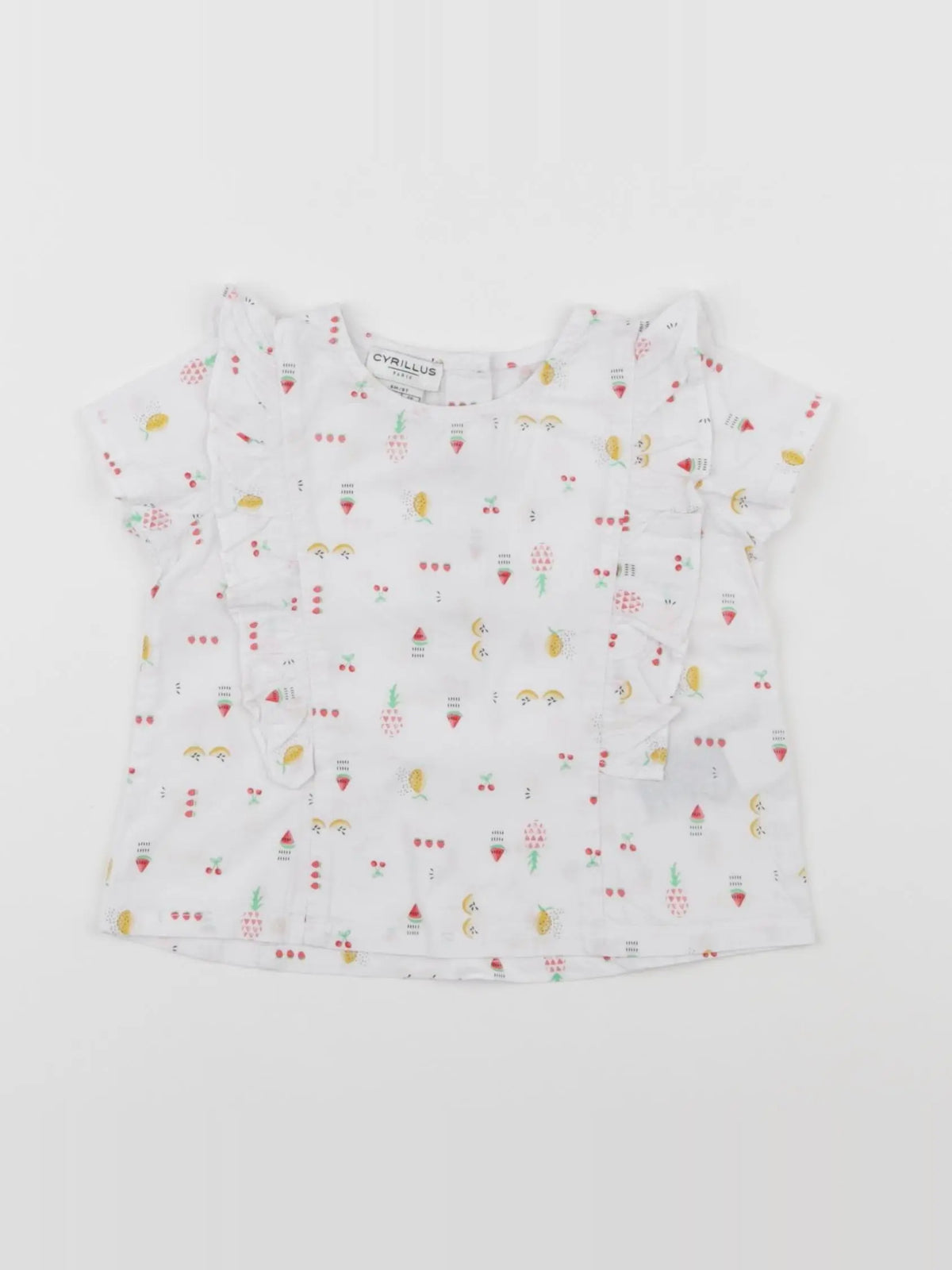 Cyrillus - blouse multicolore - 6 mois