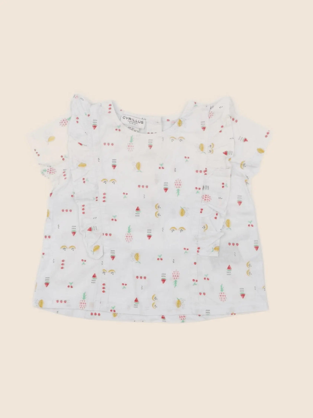 Cyrillus - blouse multicolore - 6 mois