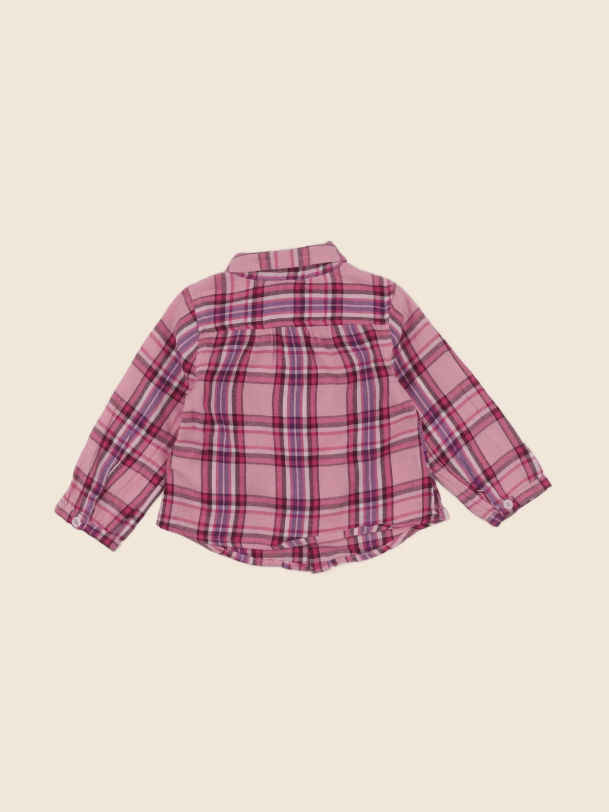 GAP - chemise rose - 6/12 mois