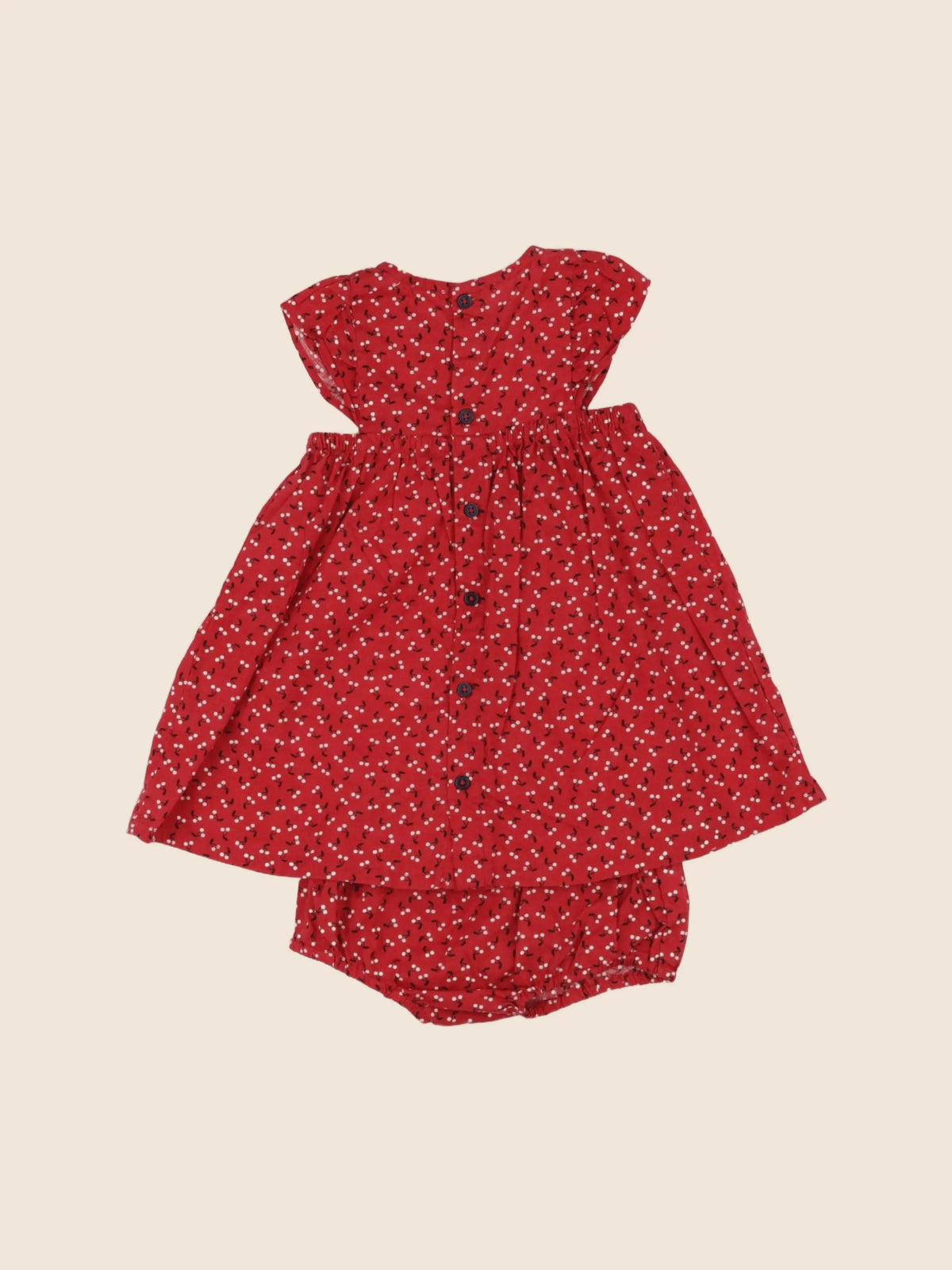 Boutchou - robe rouge - 6 mois