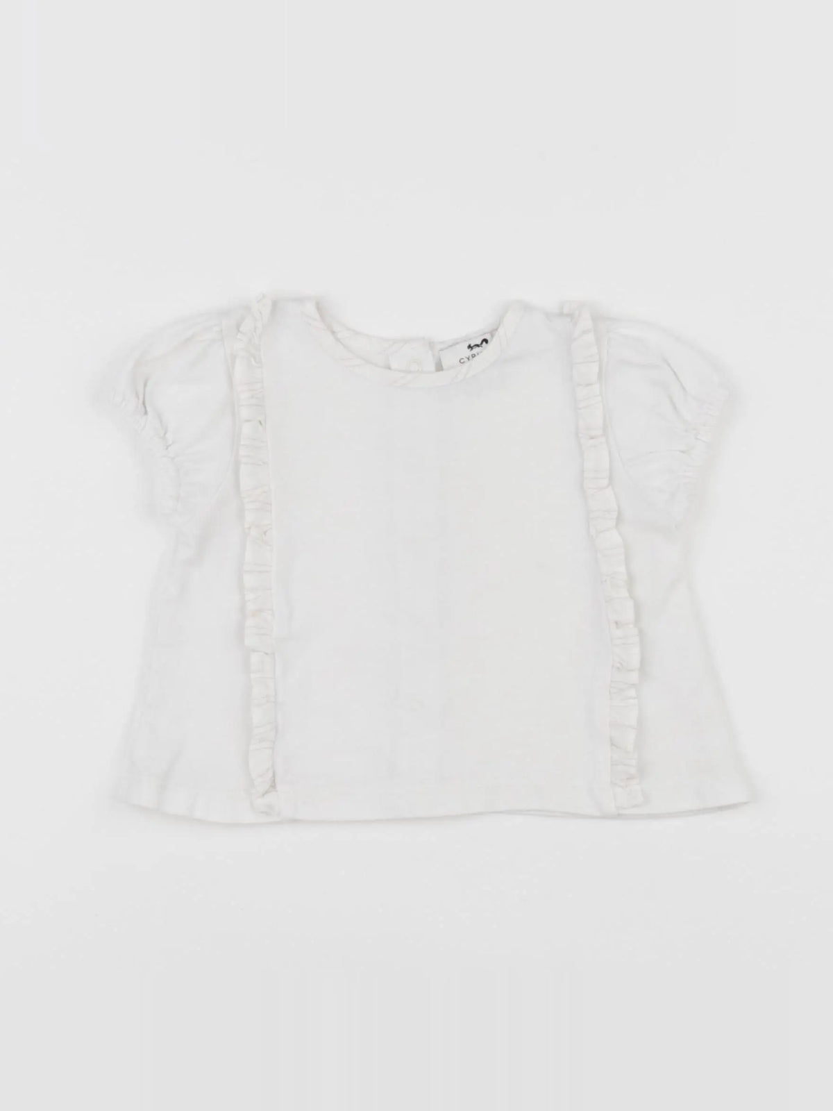 Cyrillus - tee-shirt beige - 6 mois
