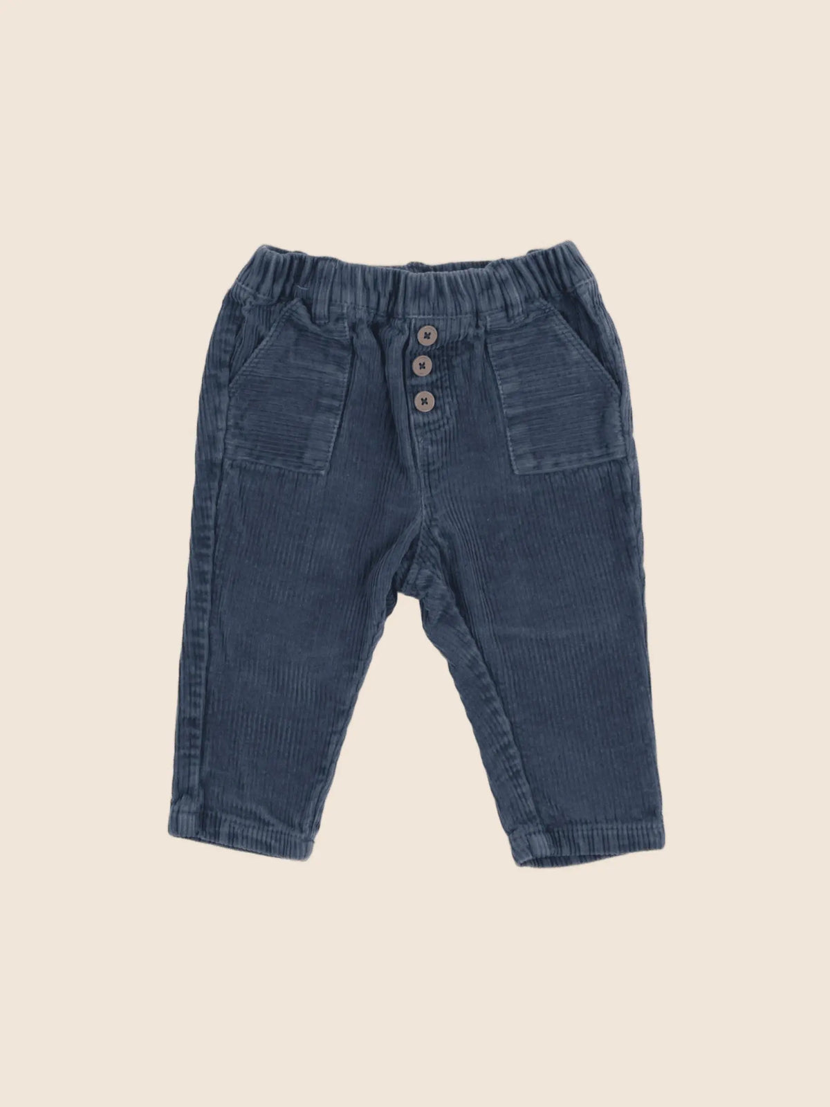 Vertbaudet - pantalon bleu - 9 mois