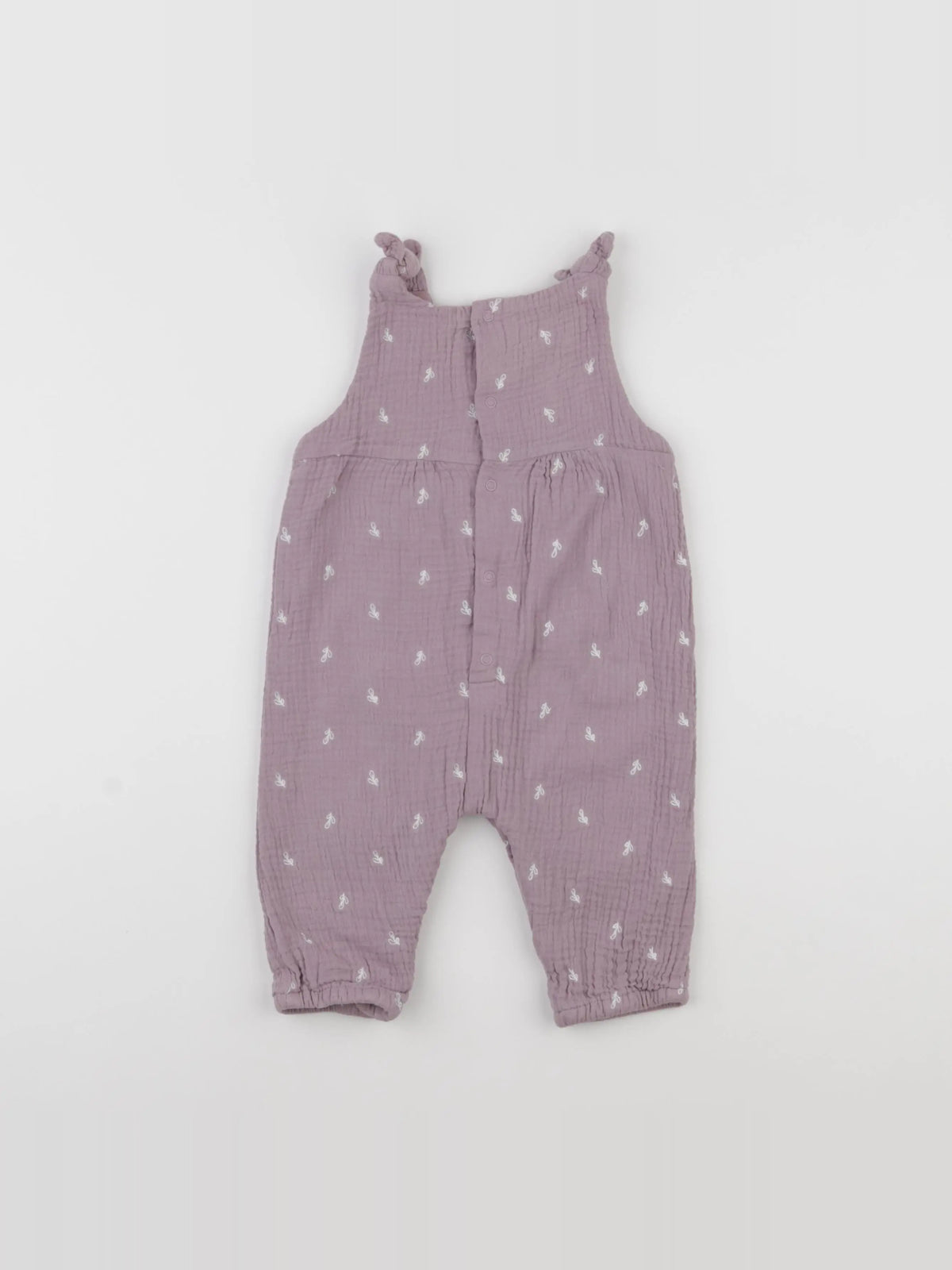 Vertbaudet - combinaison violet - 12 mois