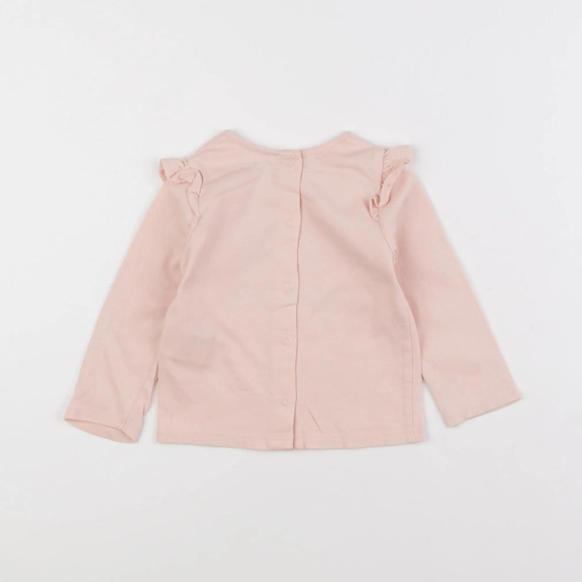 Vertbaudet - tee-shirt rose - 9 mois