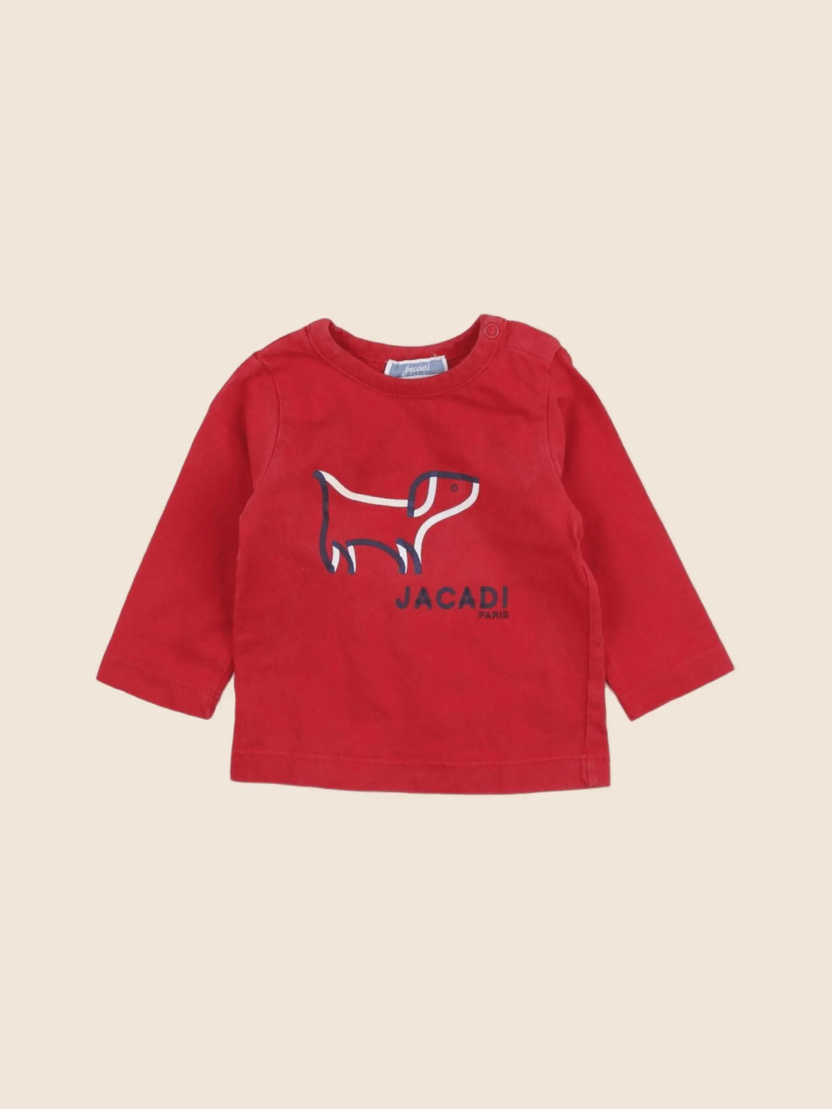 Jacadi - tee-shirt rouge - 6 mois