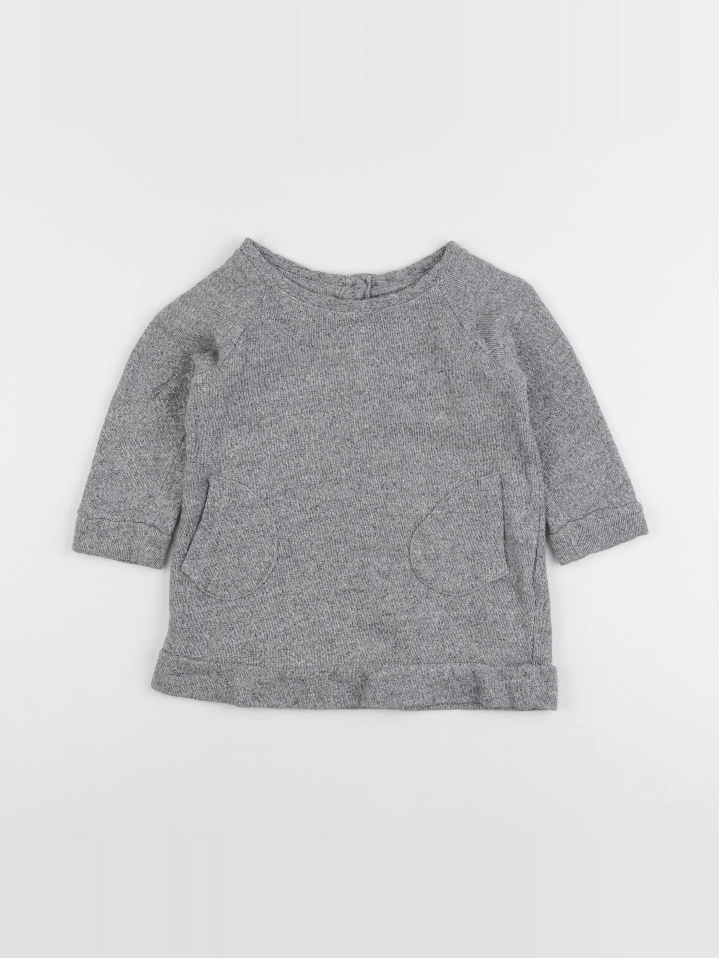 GAP - robe gris - 12/18 mois