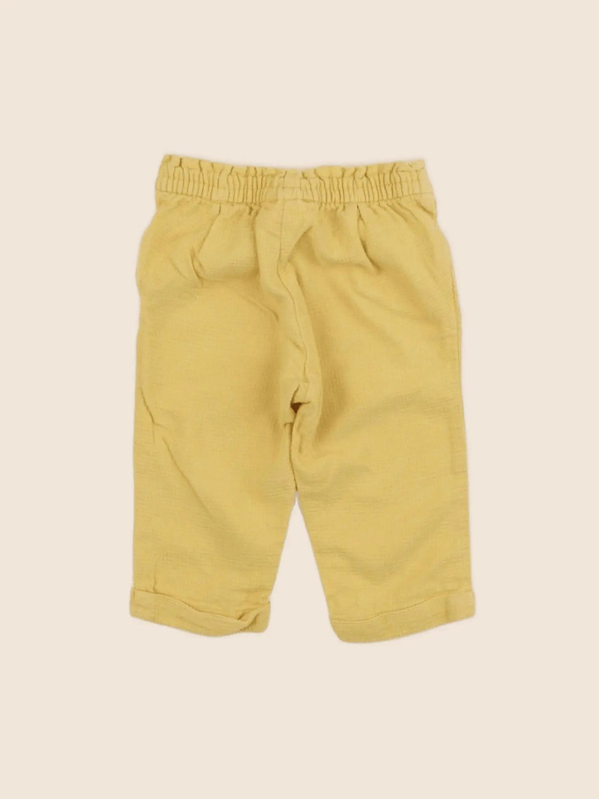 Cyrillus - pantalon jaune - 12 mois