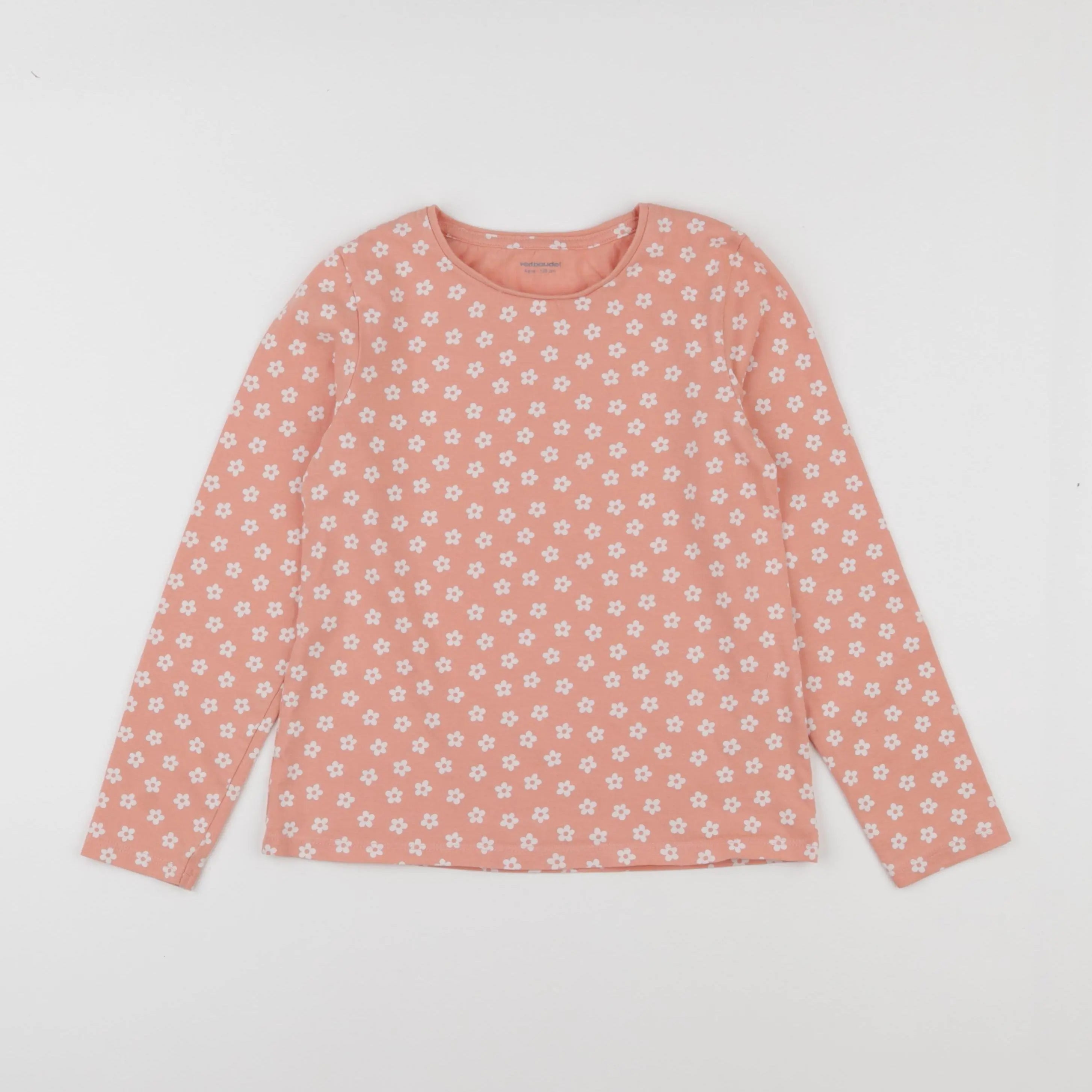 Vertbaudet - tee-shirt rose - 8 ans