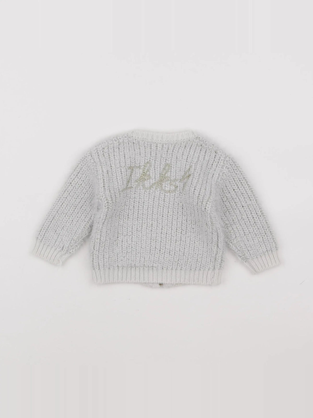 IKKS - gilet gris, or - 6 mois