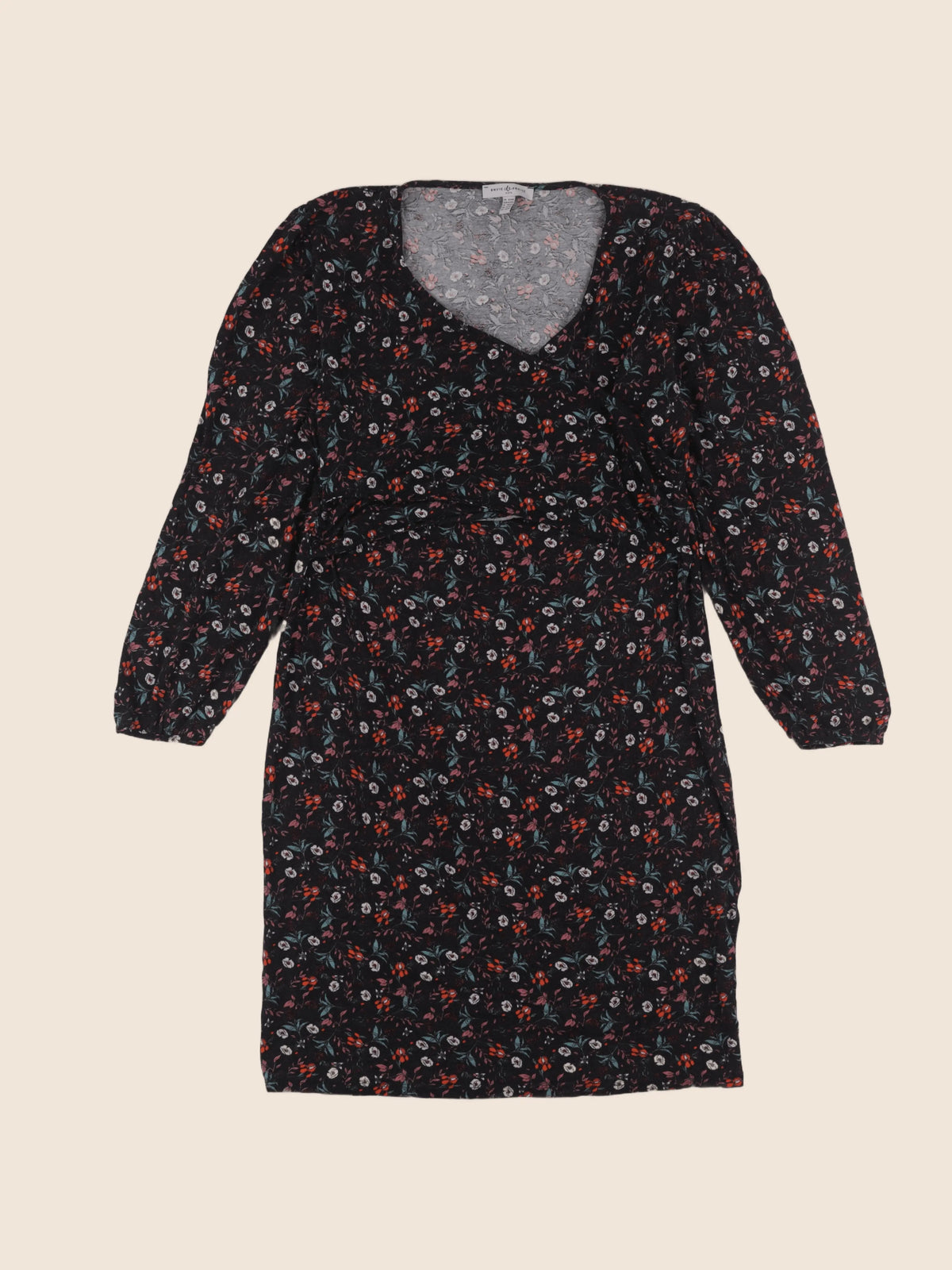 Envie de fraise - robe allaitement, grossesse noir - 44 à 46