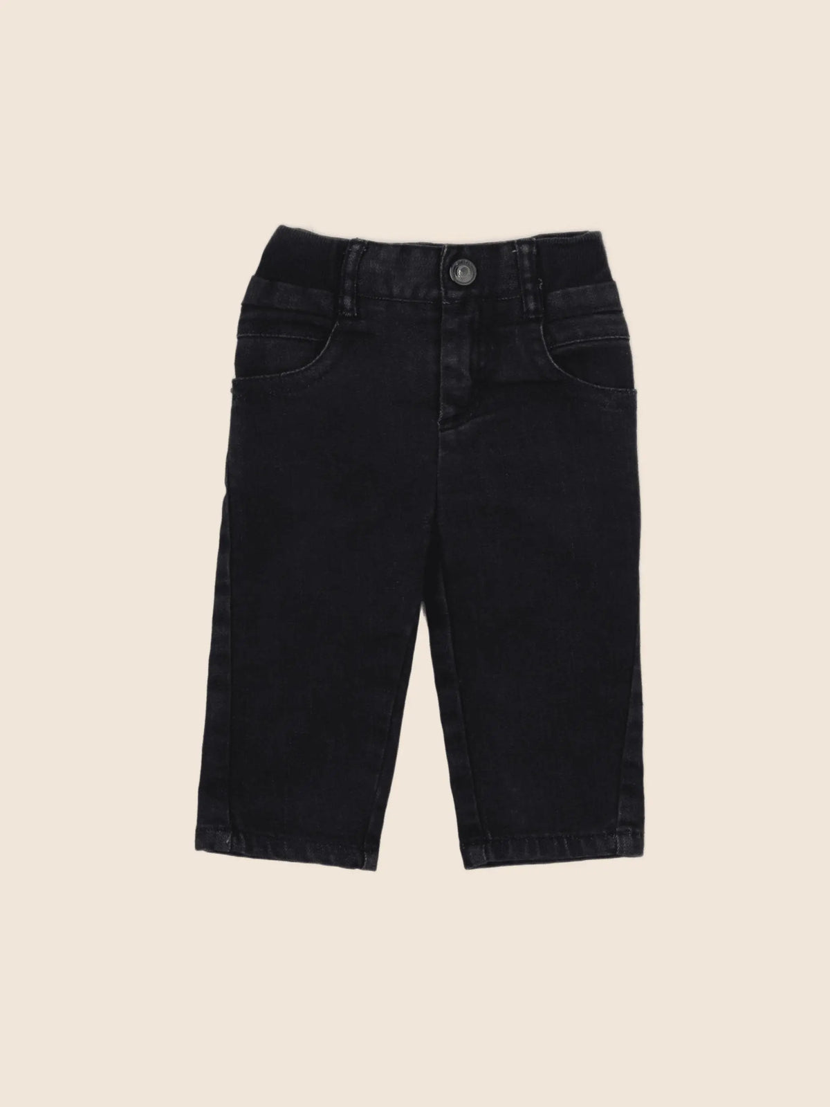 IKKS - jean noir - 6 mois