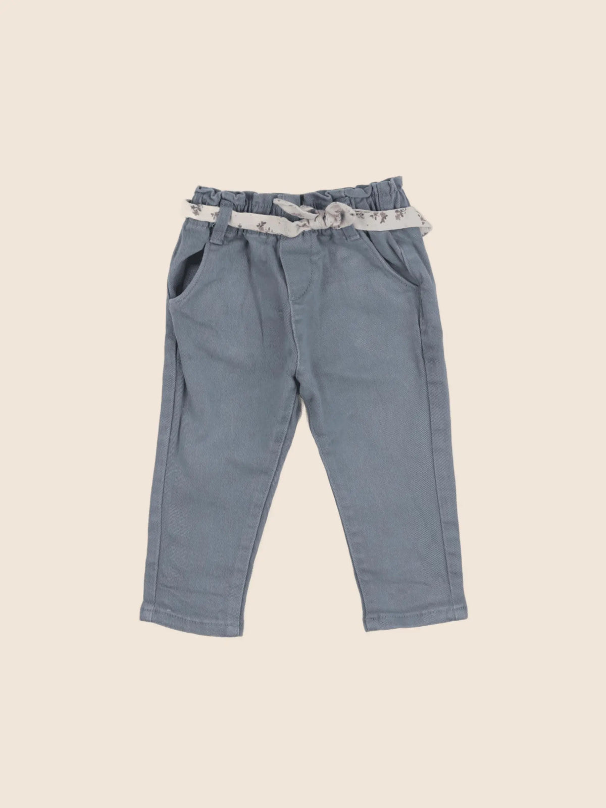Vertbaudet - pantalon bleu - 9 mois