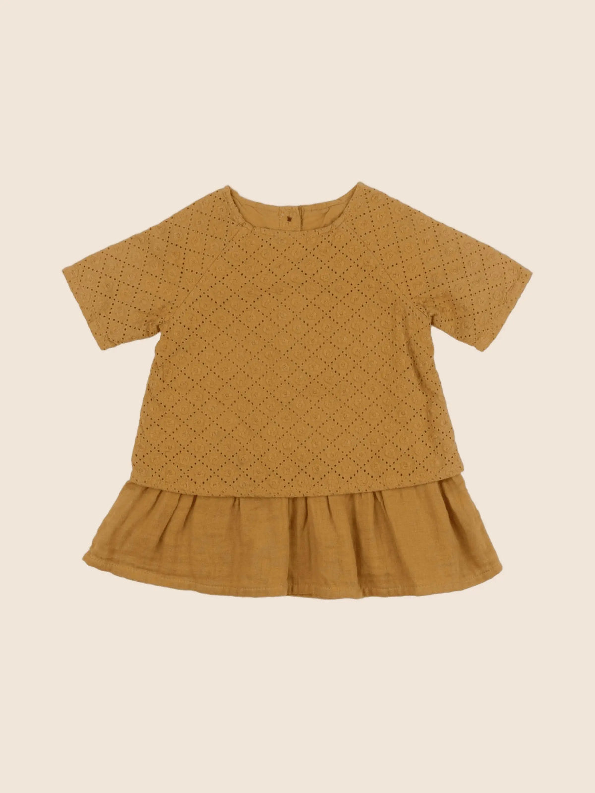 Boutchou - robe jaune - 6 mois
