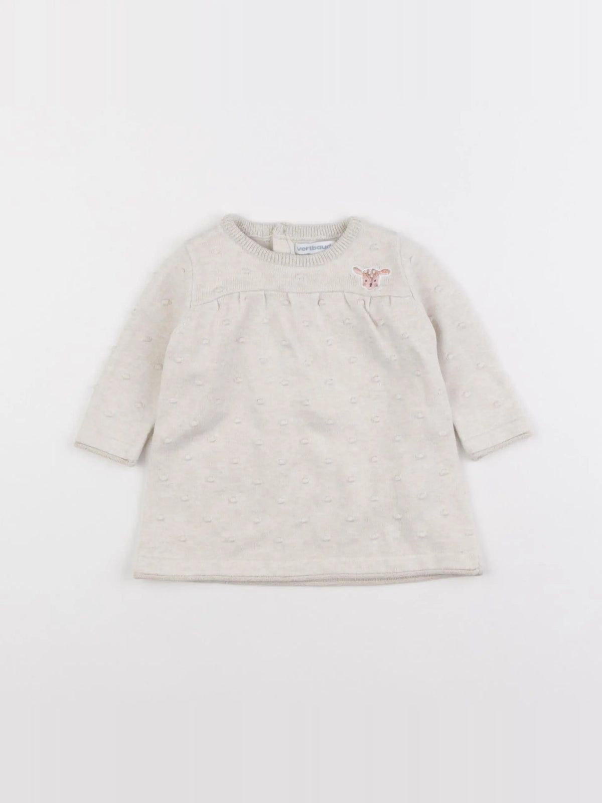 Vertbaudet - robe blanc - 3 mois