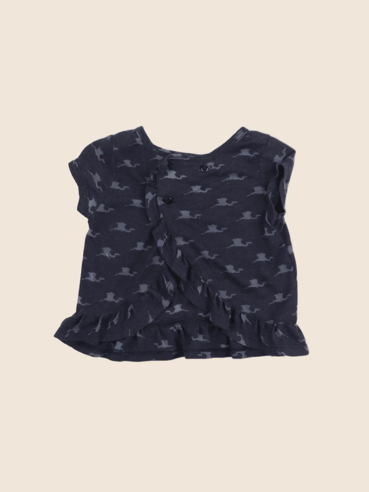IKKS - tee-shirt bleu - 12 mois