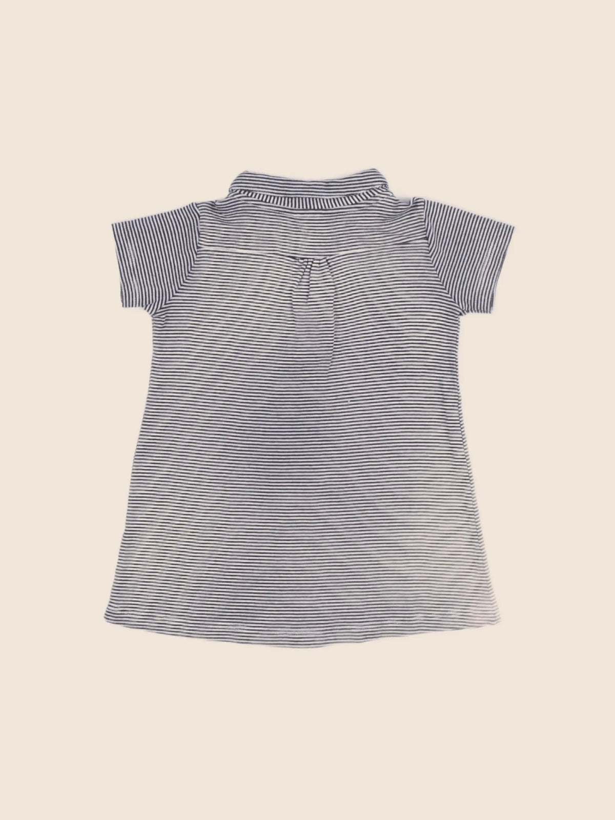 Petit Bateau - robe bleu - 12 mois