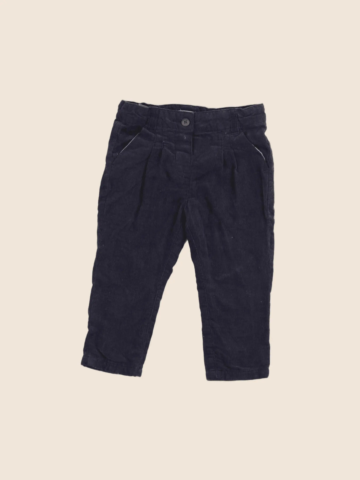 Boutchou - pantalon bleu - 12 mois