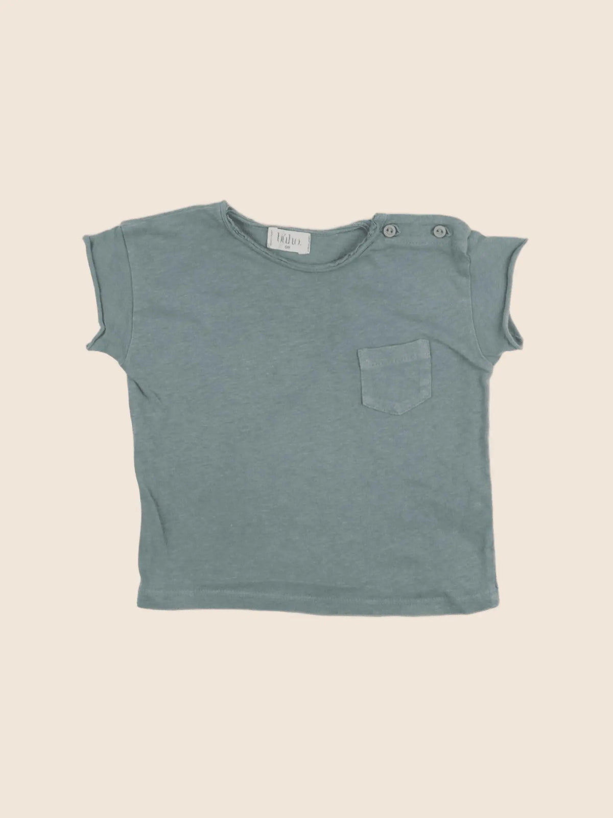 Buho - tee-shirt vert - 6 mois