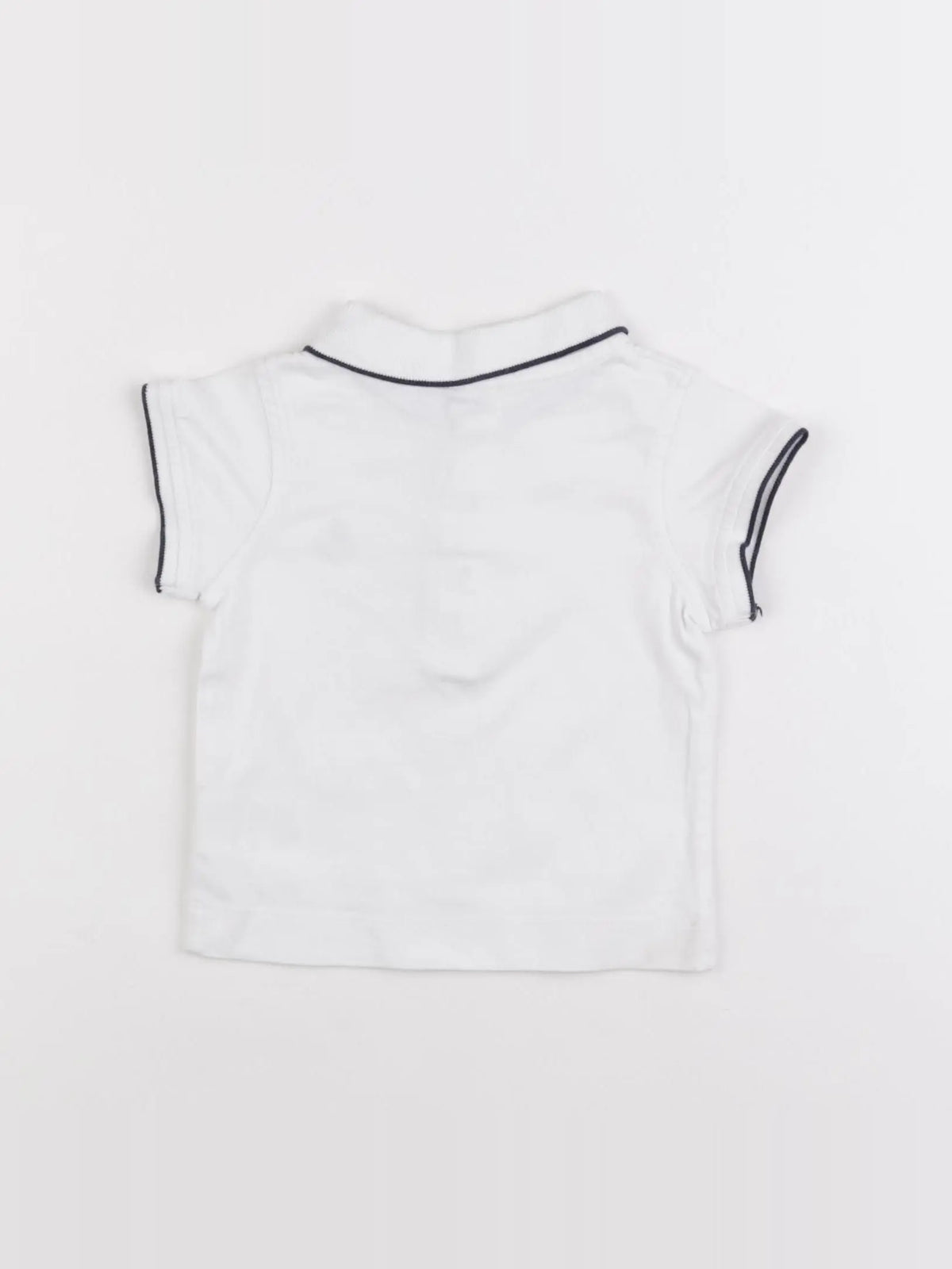 Jacadi - polo blanc - 6 mois