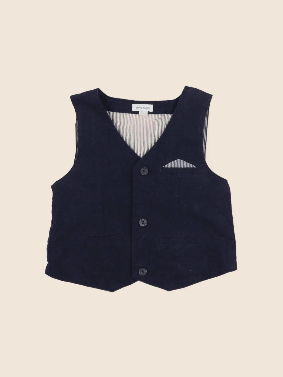 Vertbaudet - gilet bleu - 18 mois à 2 ans