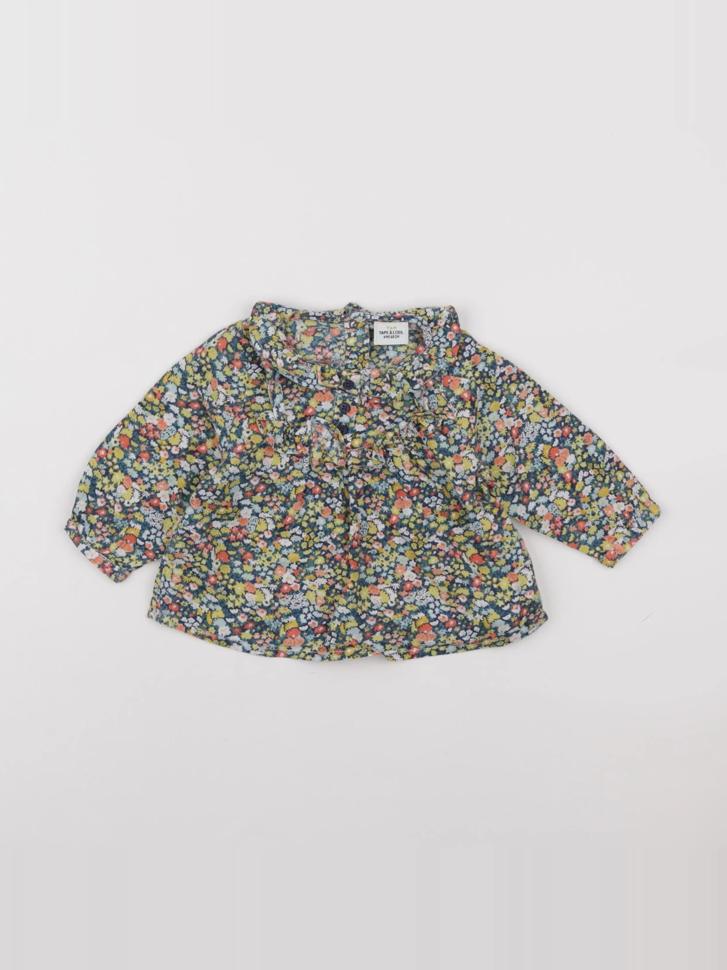 Tape à l'oeil - blouse multicolore - 6 mois