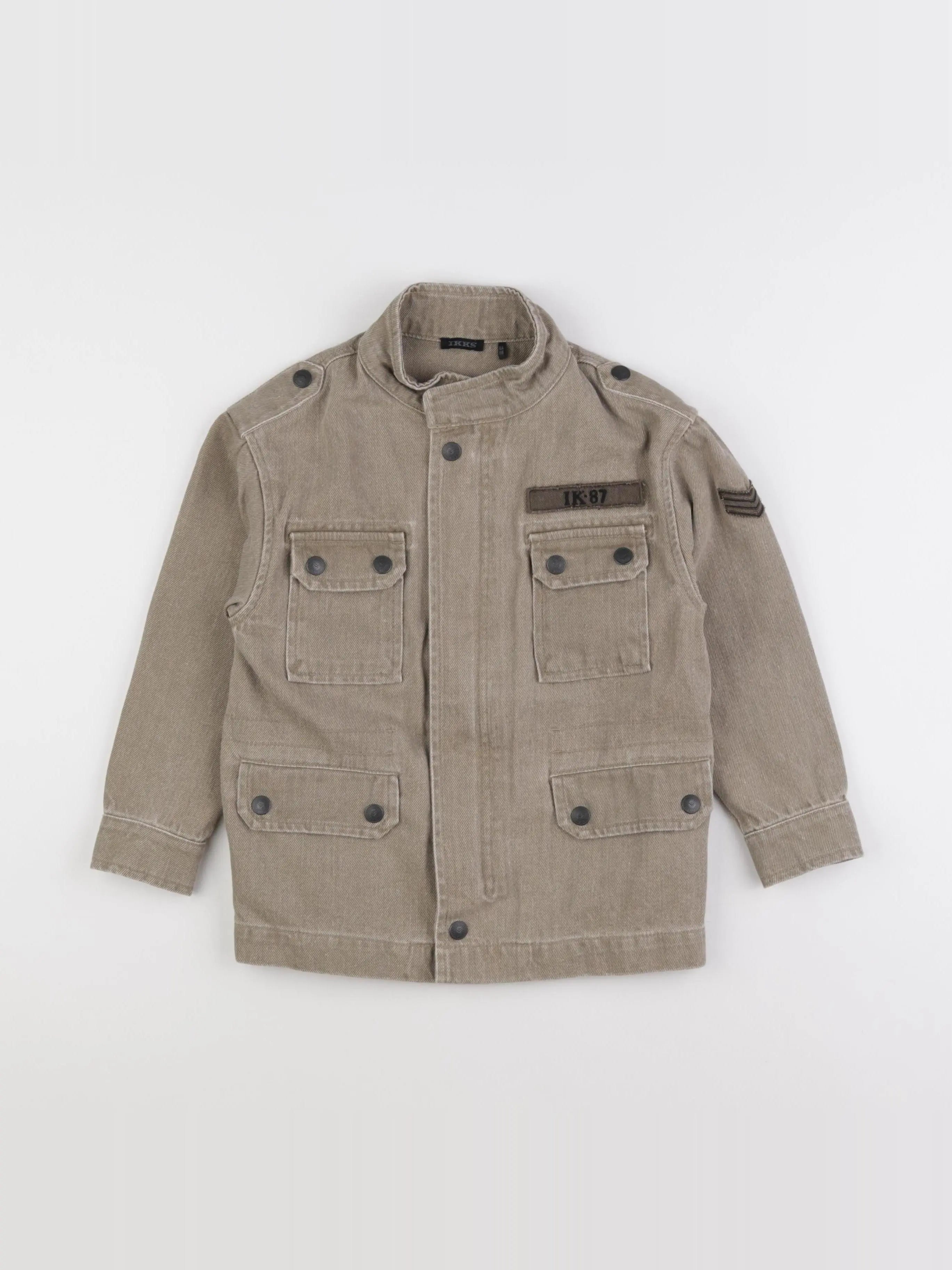 IKKS - veste imprimé au dos marron - 6 ans