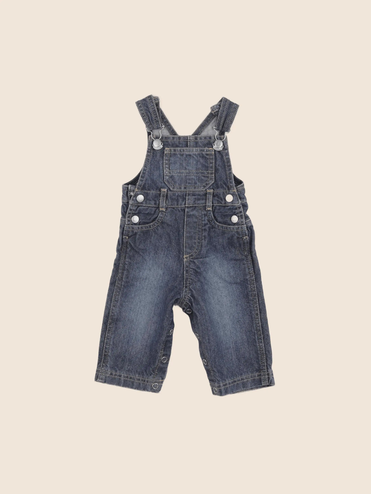 Petit Bateau - salopette bleu - 3 mois
