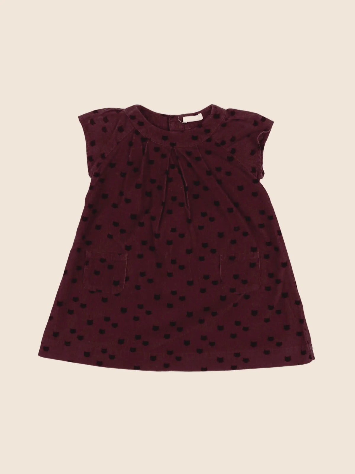 Boutchou - robe rouge - 12 mois