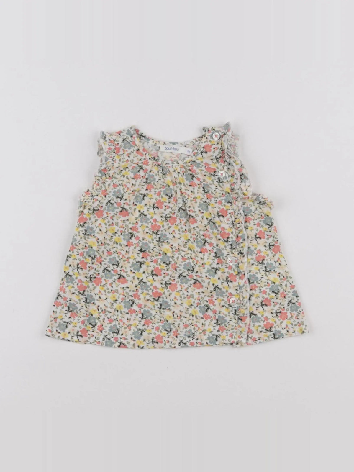 Boutchou - blouse multicolore - 3 mois