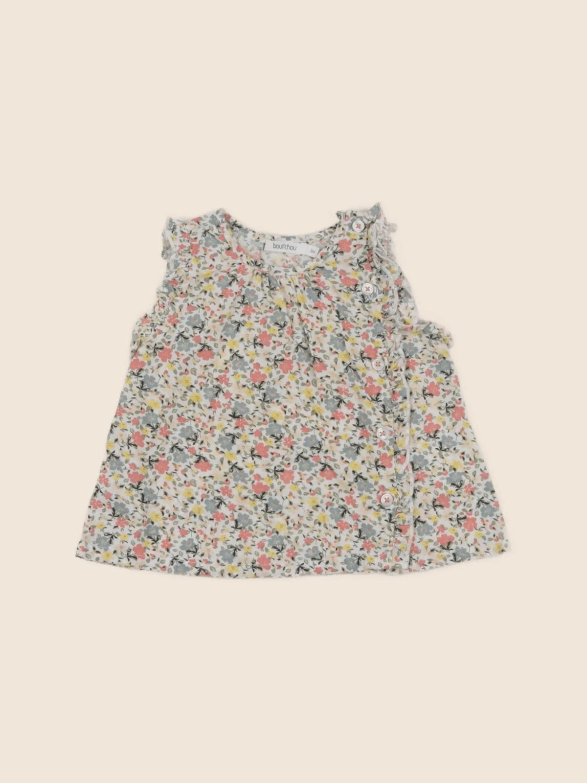 Boutchou - blouse multicolore - 3 mois