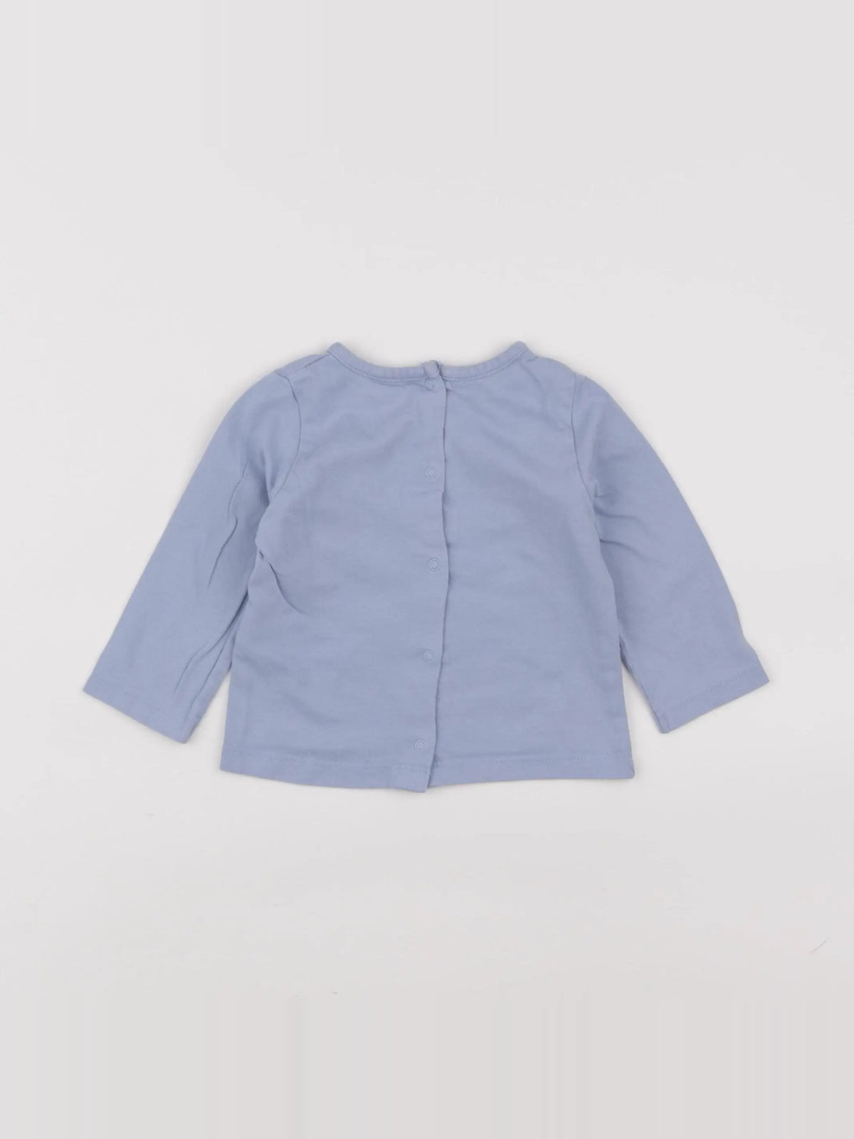 Vertbaudet - tee-shirt bleu - 9 mois