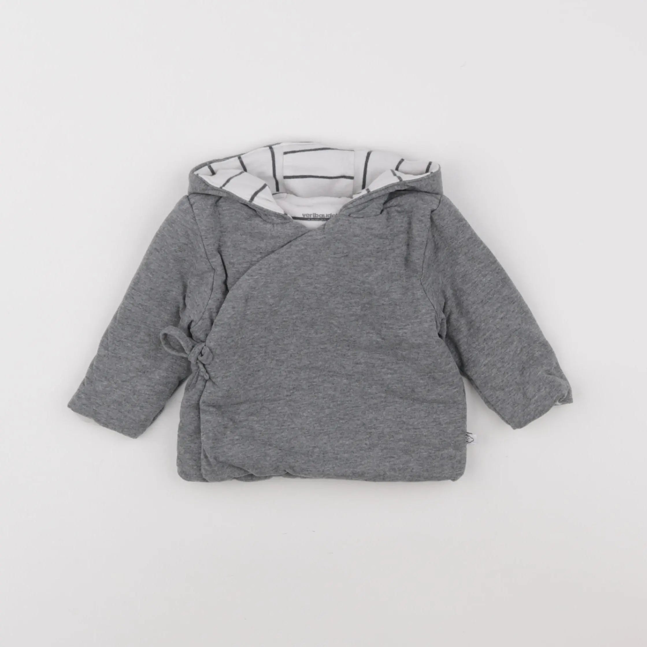 Vertbaudet - veste gris - 6 mois