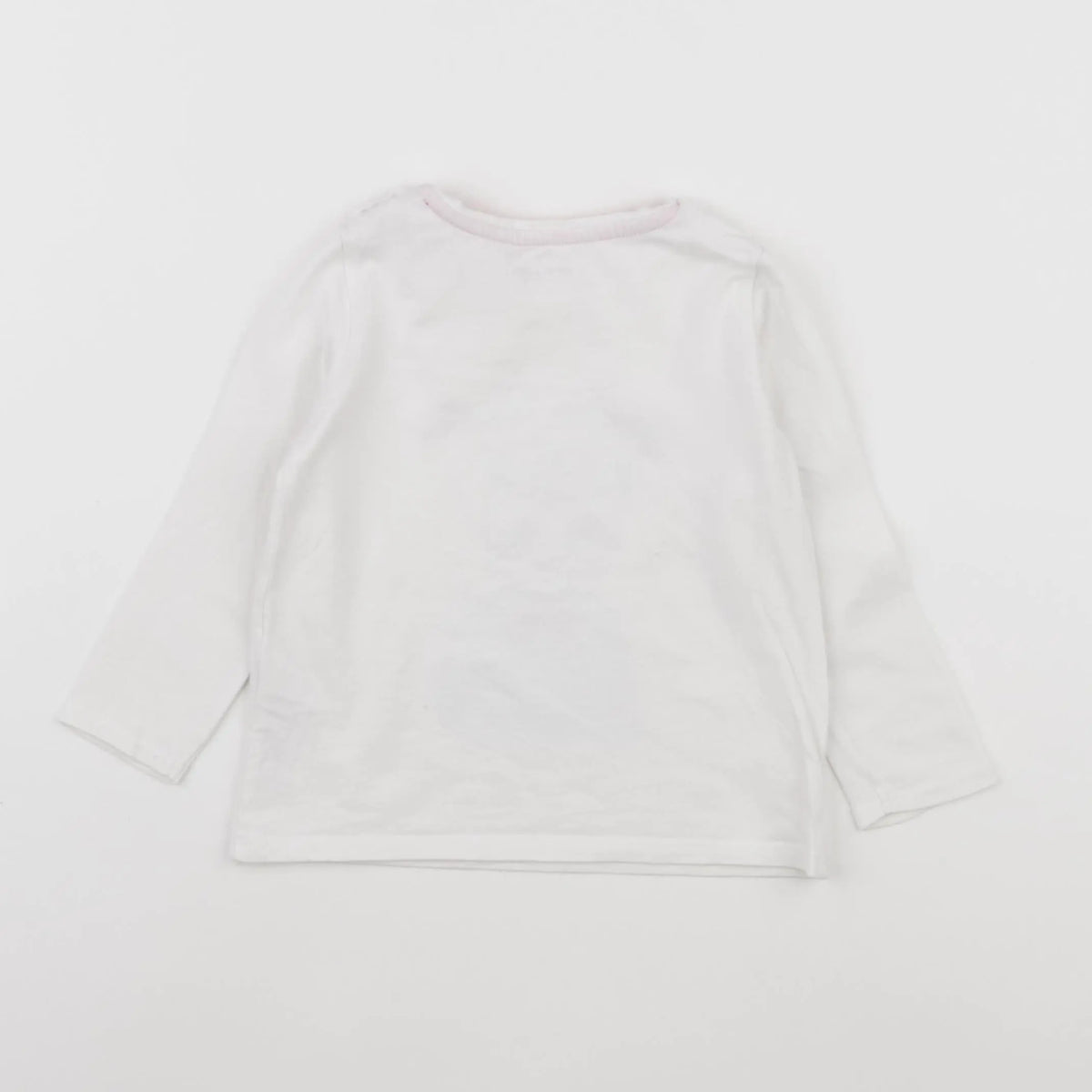 Vertbaudet - tee-shirt blanc - 2 ans