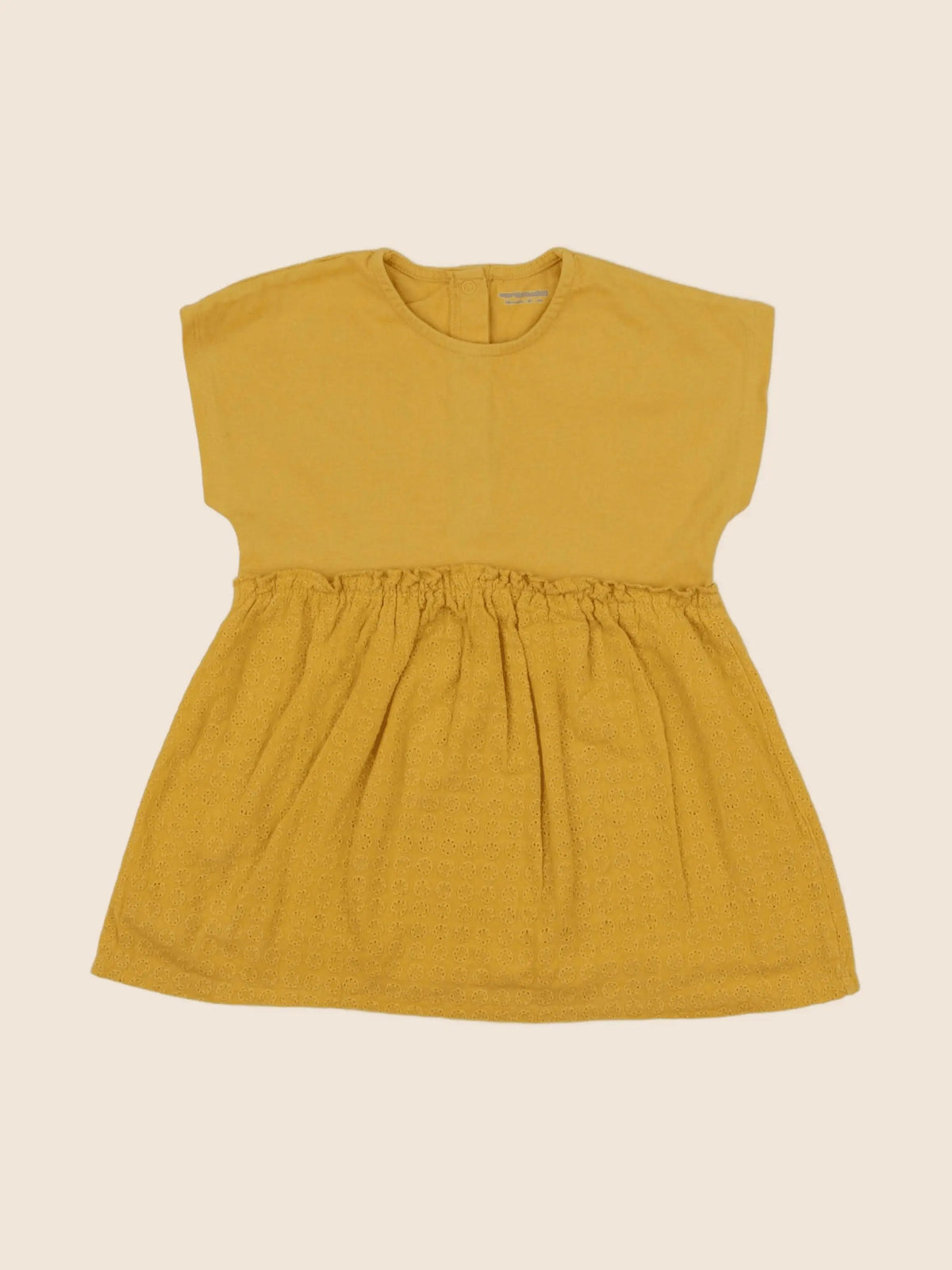 Vertbaudet - robe jaune - 18 mois