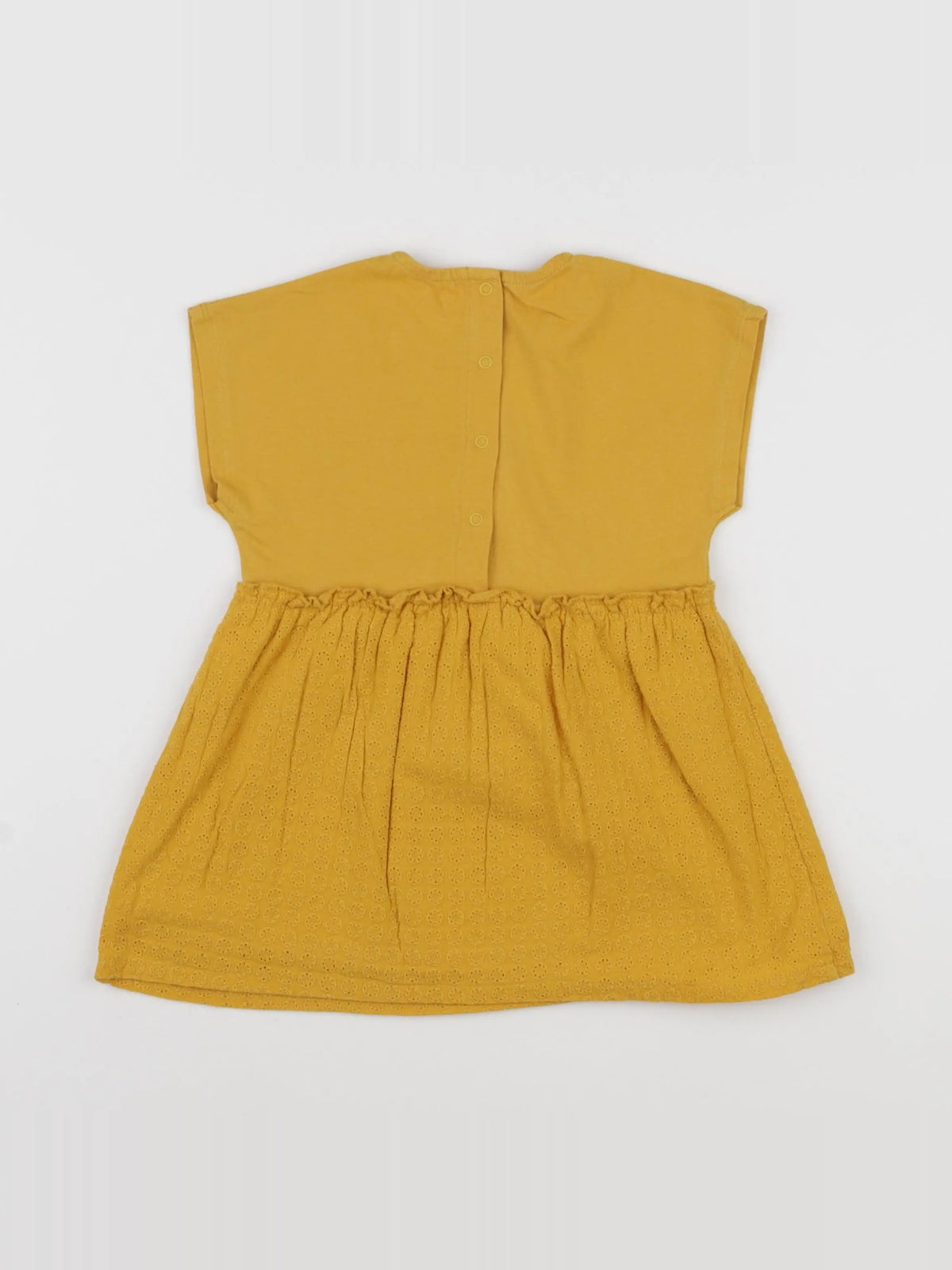 Vertbaudet - robe jaune - 18 mois