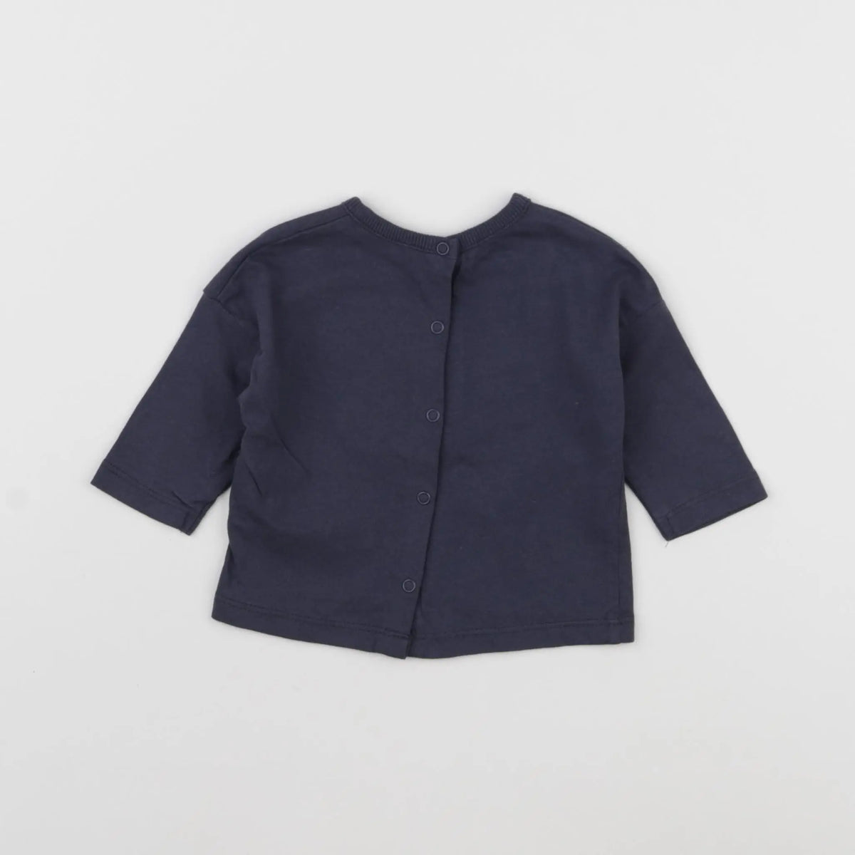 Vertbaudet - tee-shirt bleu - 3 mois